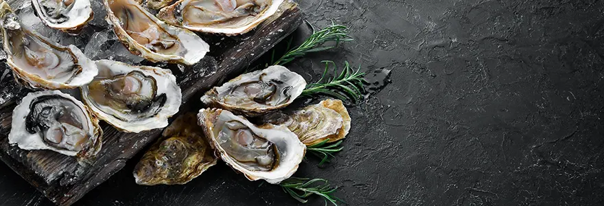 huîtres fraîches pour une experience gustative unique